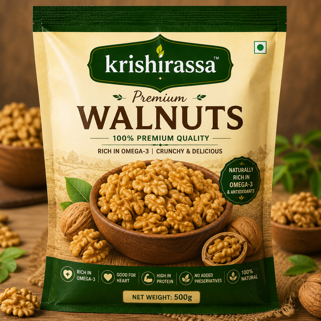 Premium Walnuts (Akhrot)
